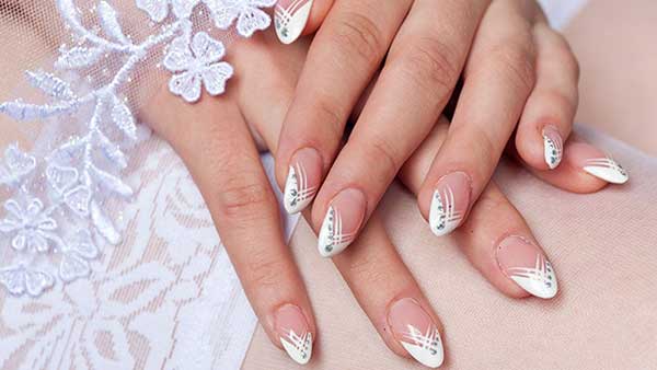 Wedding Almond Nails Designs