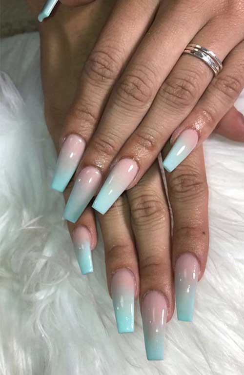 Gradient Pastel Nails