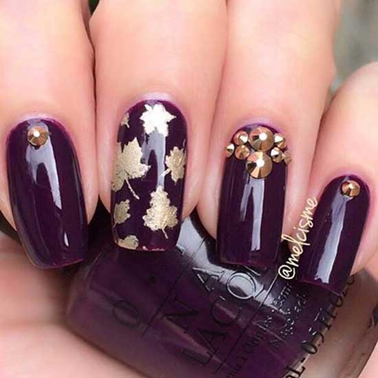 Gold Leaves and Studs