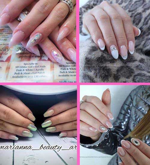 23 American Manicure Nail Designs || New Nail Trends 2021