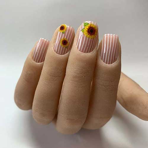Sunflowers and Stripes